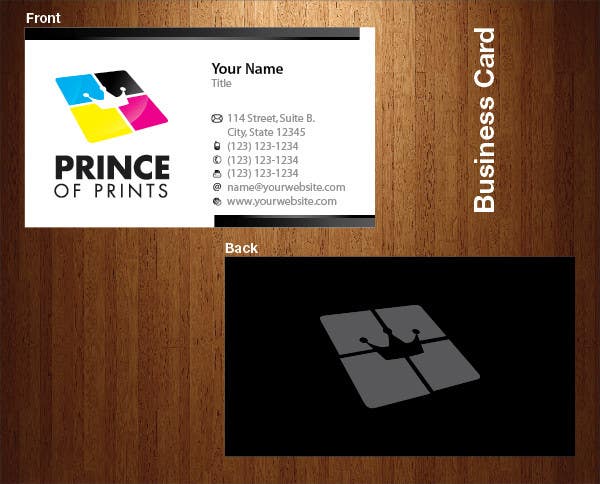 Proposition n°8 du concours                                                 Design some Business Cards for Printing Co
                                            
