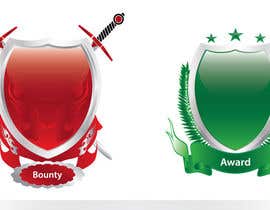 #101 untuk Two shield crests for use as a background to images/text oleh todeto