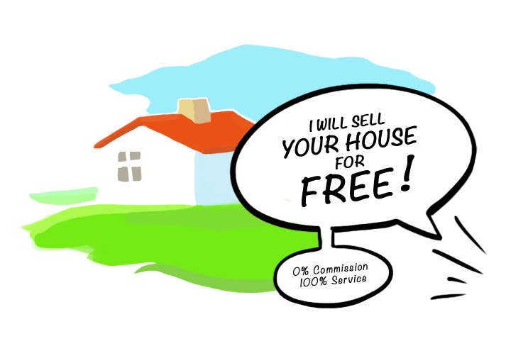 Bài tham dự cuộc thi #206 cho                                                 Logo Design for I Will Sell Your House For Free
                                            