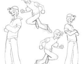 Nro 10 kilpailuun 2 vector cartoons of a young delivery boy käyttäjältä MyPrints
