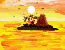 #3 for Illustrate a Picture of a tropical island by minghui22000