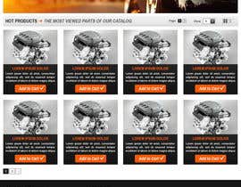 #19 para Design a Auto Parts Website Template por TemplateDigitale