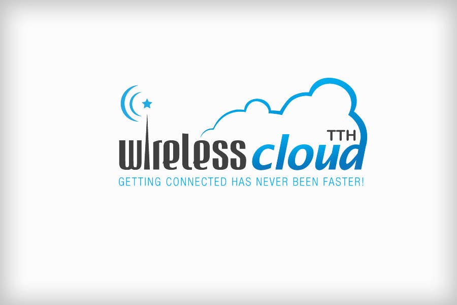 Penyertaan Peraduan #419 untuk                                                 Logo Design for Wireless Cloud TTH
                                            