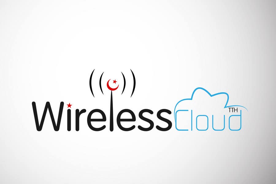 Penyertaan Peraduan #731 untuk                                                 Logo Design for Wireless Cloud TTH
                                            