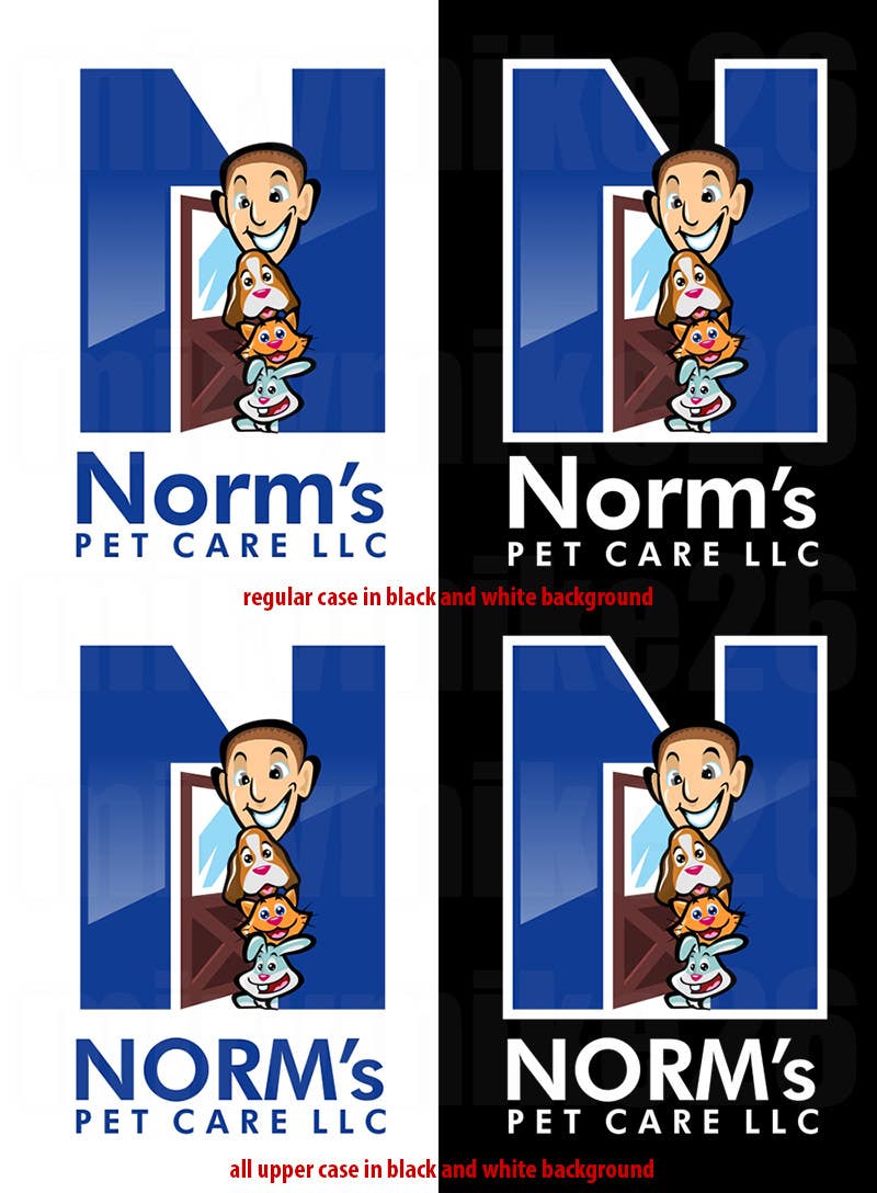 Penyertaan Peraduan #12 untuk                                                 Design a Logo for Norm's Pet Care LLC
                                            