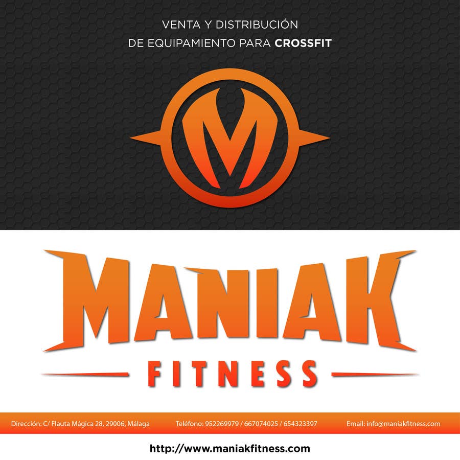 Penyertaan Peraduan #6 untuk                                                 Diseñar un banner for Maniak Fitness
                                            