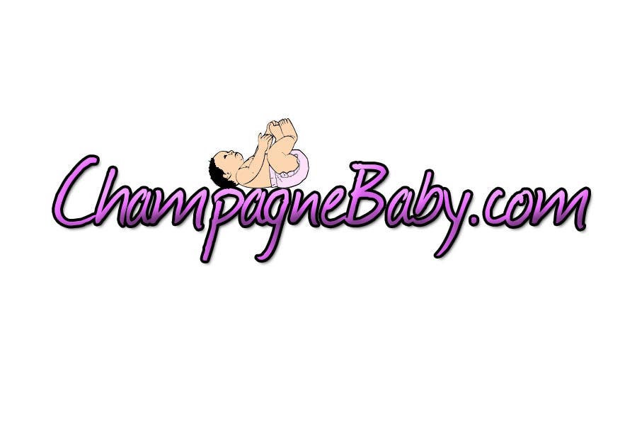 Natečajni vnos #24 za                                                 Logo Design for www.ChampagneBaby.com
                                            