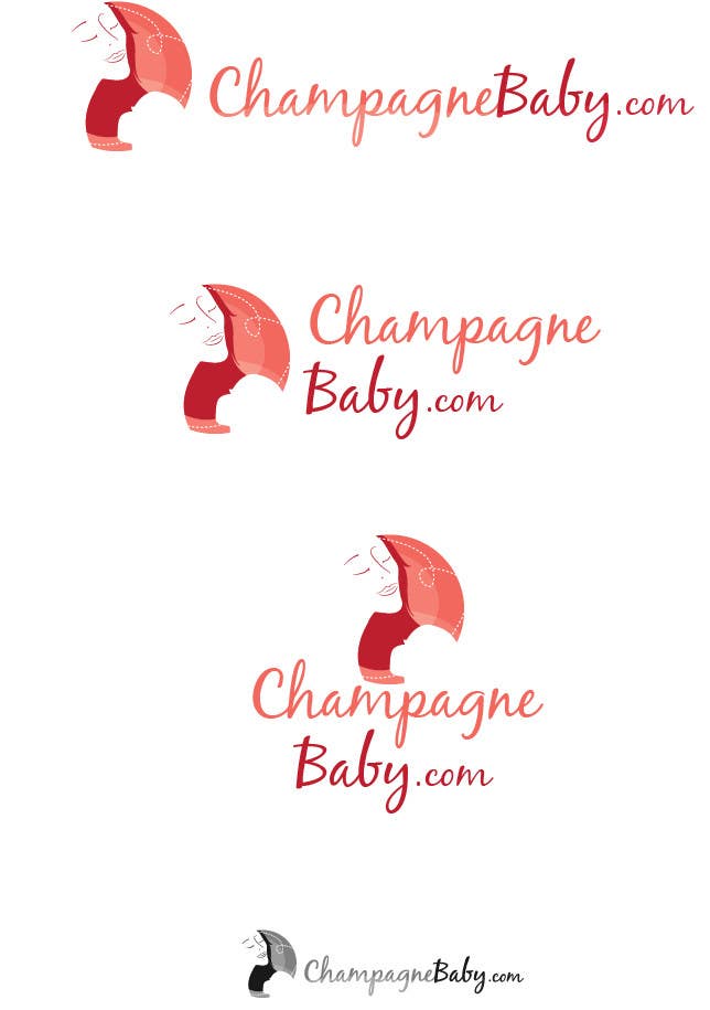 Entri Kontes #37 untuk                                                Logo Design for www.ChampagneBaby.com
                                            