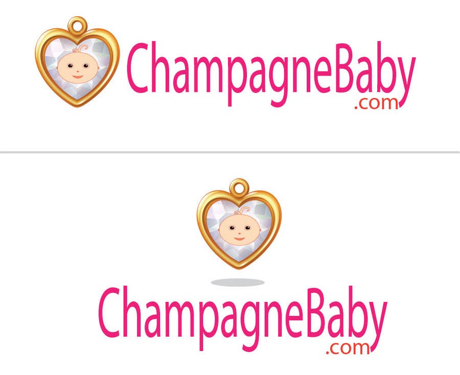 ผลงานการประกวด #32 สำหรับ                                                 Logo Design for www.ChampagneBaby.com
                                            