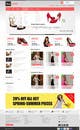 Contest Entry #28 thumbnail for                                                     Design a Website Mockup for ecommerce site dresses and shoes
                                                