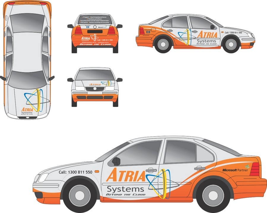 
                                                                                                                        Bài tham dự cuộc thi #                                            8
                                         cho                                             Vehicle Wrap design for Atria Systems
                                        