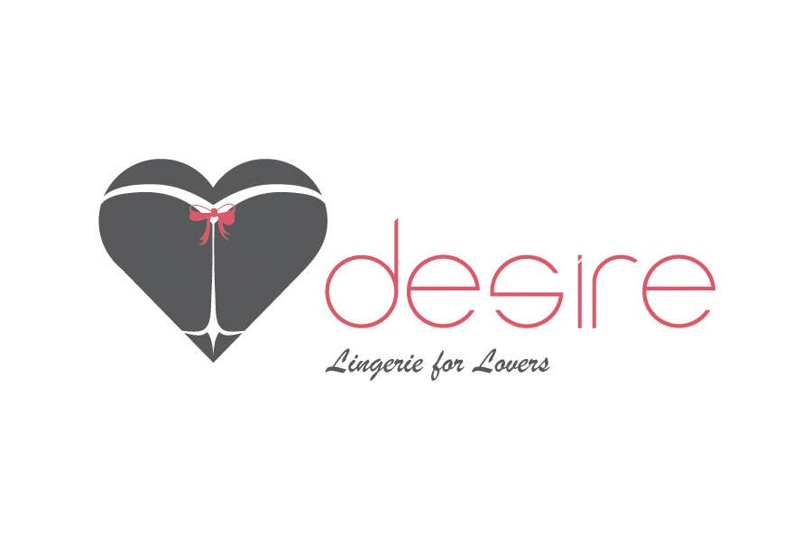 Wasilisho la Shindano #283 la                                                 Logo Design for Desire Lingerie for Lovers
                                            