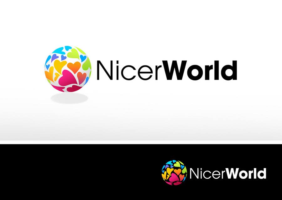 Wasilisho la Shindano #190 la                                                 Logo Design for Nicer World web site/ mobile app
                                            