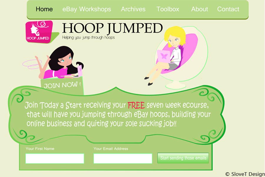 Entri Kontes #71 untuk                                                Logo Design for Hoop Jumped
                                            