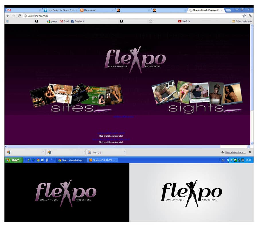 Inscrição nº 141 do Concurso para                                                 Logo Design for Flexpo Productions - Feminine Muscular Athletes
                                            