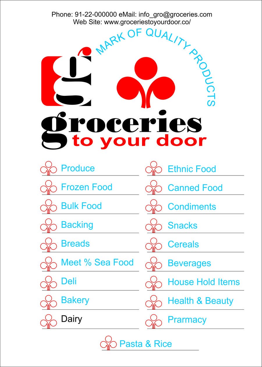 Participación en el concurso Nro.324 para                                                 Logo Design for Groceries To Your Door
                                            