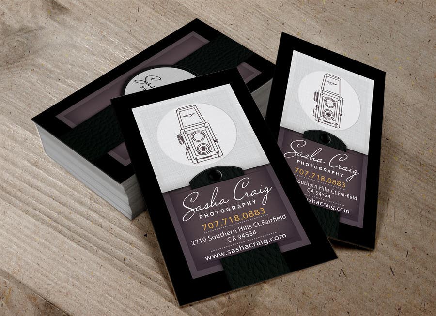 Contest Entry #34 for                                                 Design some Business Cards for Sasha Craig Photography
                                            