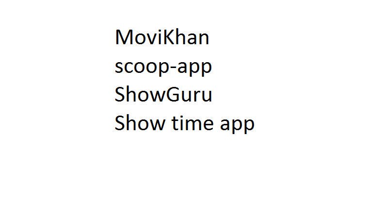 
                                                                                                            Konkurrenceindlæg #                                        24
                                     for                                         App Name: Need a modern/sleek name for a cinema show time app.
                                    