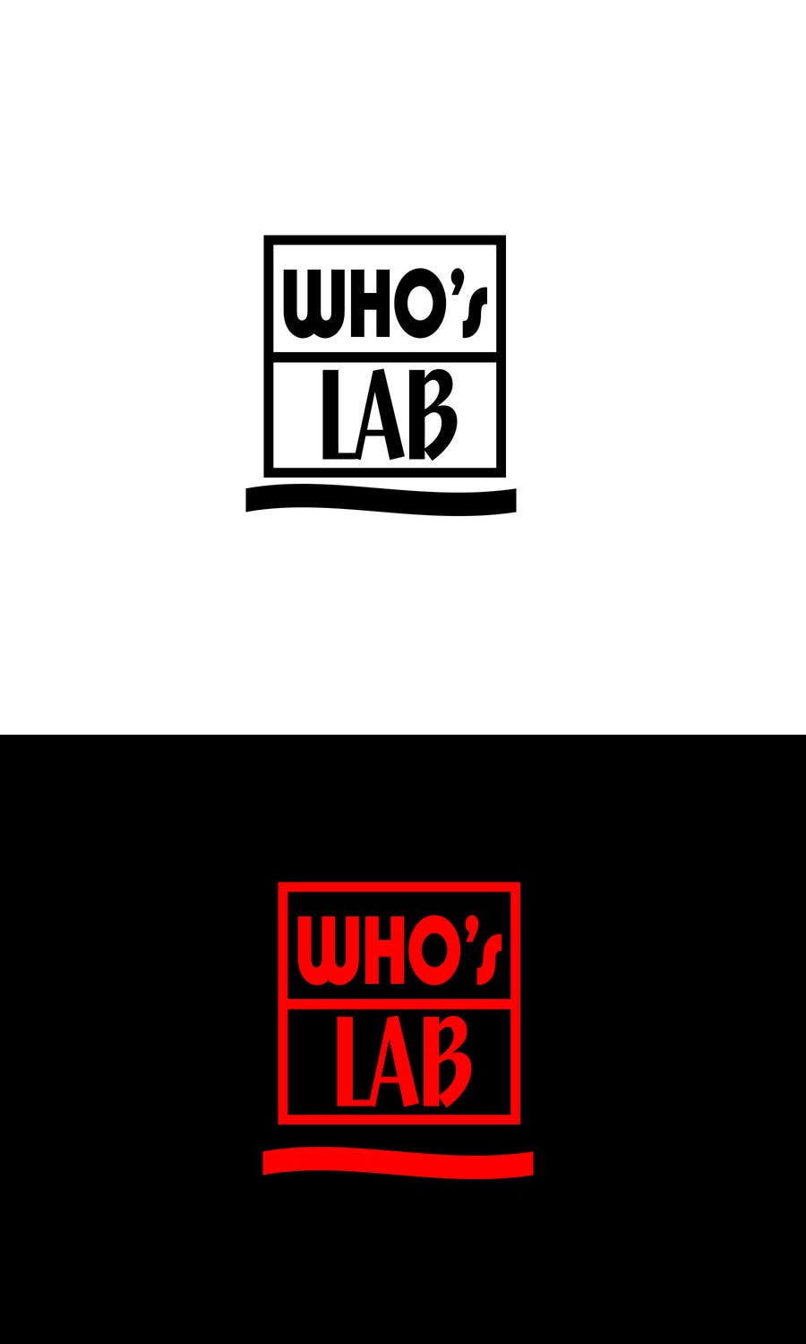 Contest Entry #420 for                                                 WHO'sLAB logo design！
                                            