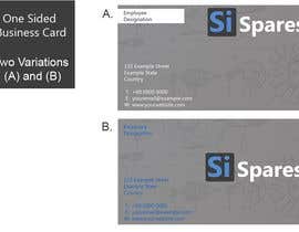 #64 för Business Card Design for SI - Spares av Marlonuk