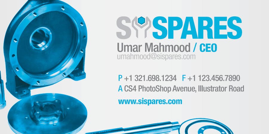 Contest Entry #70 for                                                 Business Card Design for SI - Spares
                                            