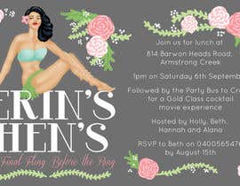 greensavvy27 tarafından Design an invitation for a hen&#039;s party (bachelorette party) için no 9