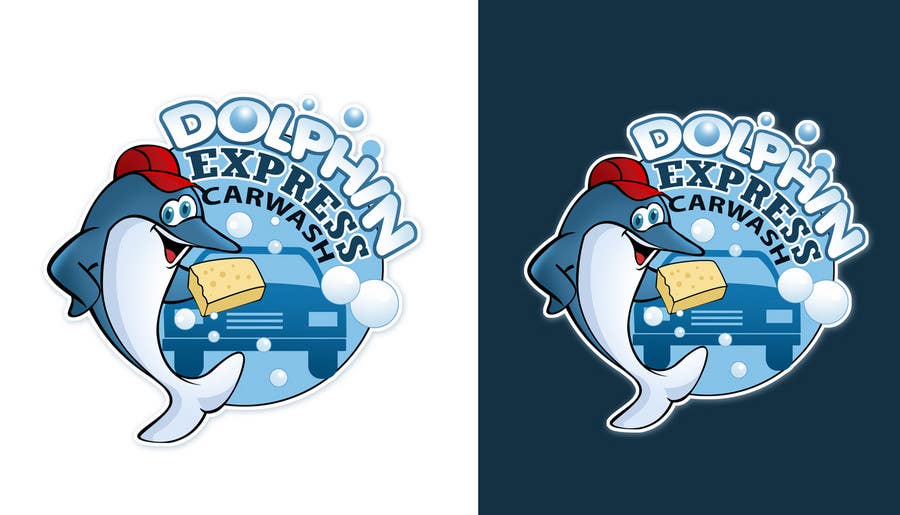 Participación en el concurso Nro.140 para                                                 Logo Design for Dolphin Express Car Wash
                                            