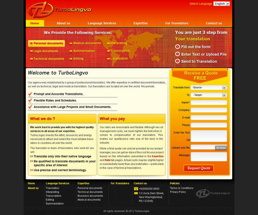 
                                                                                                                        Inscrição nº                                             19
                                         do Concurso para                                             Website Design for Turbolingvo
                                        