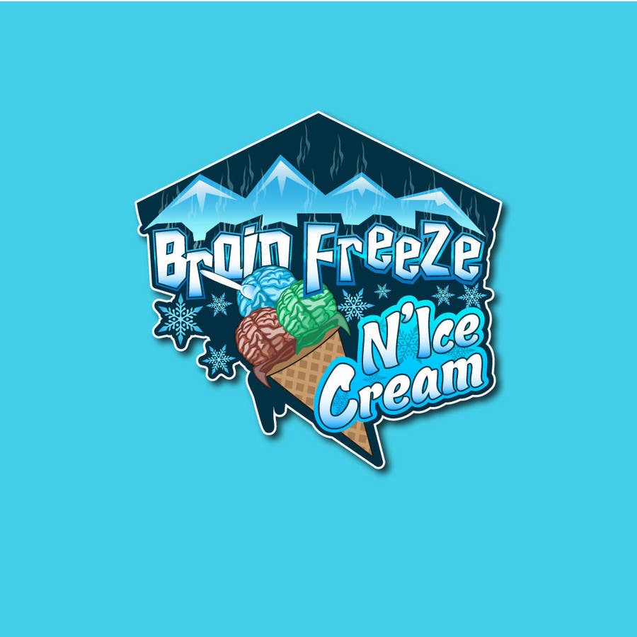 Contest Entry #28 for                                                 Develop a Sign for Brain Freeze NiceCream
                                            