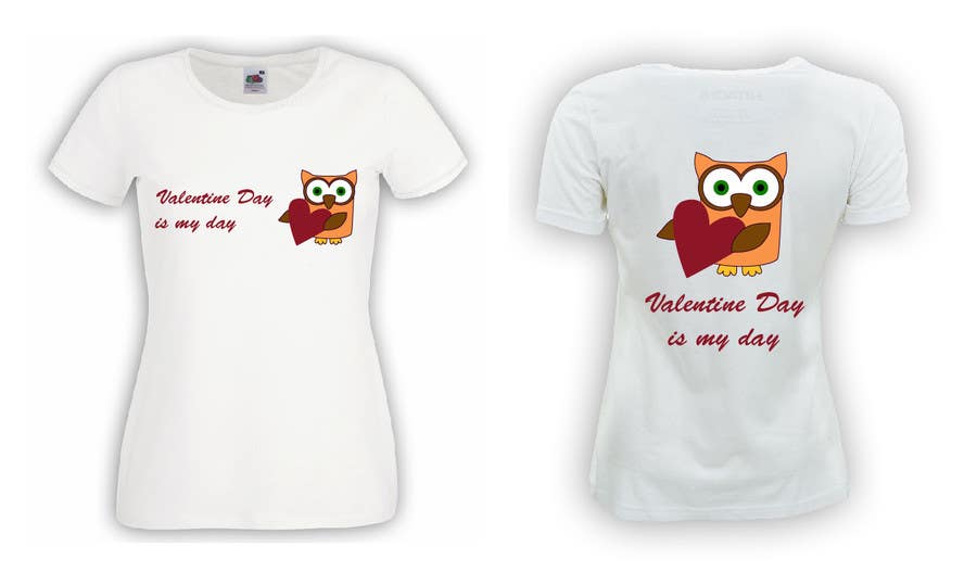 Wettbewerbs Eintrag #26 für                                                 T- Shirt For Valentines Day
                                            
