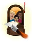 Graphic Design Konkurrenceindlæg #8 for Cartoonish Fox Arm + MailBox + Happy Children