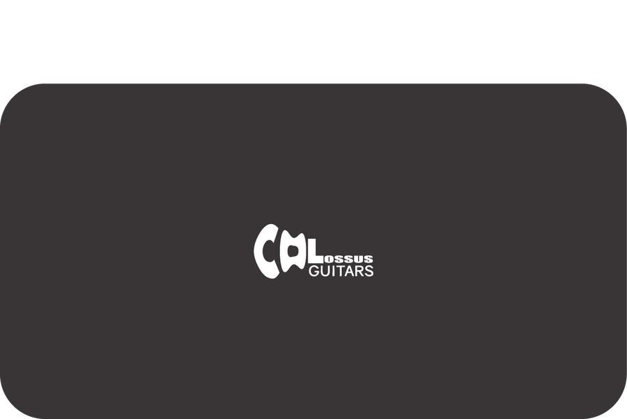 Kilpailutyö #129 kilpailussa                                                 Guitar headstock logo for Colossus Guitars
                                            