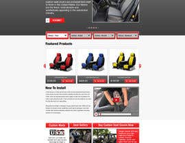 #7 untuk Design a Website Mockup for an auto seat cover manufacturer oleh gravitygraphics7