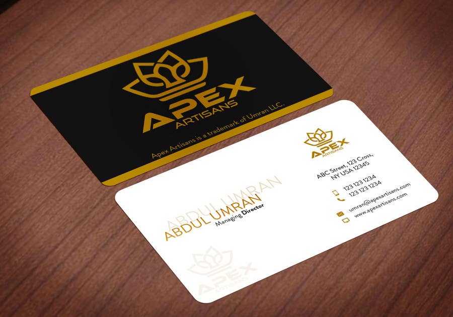 Participación en el concurso Nro.160 para                                                 Design Business Cards for Apex Artisans
                                            