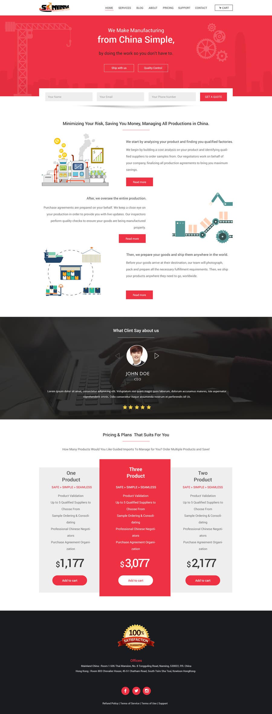 Contest Entry #5 for                                                 Mockup for Great Landing Page for a website in consulting insdustry
                                            