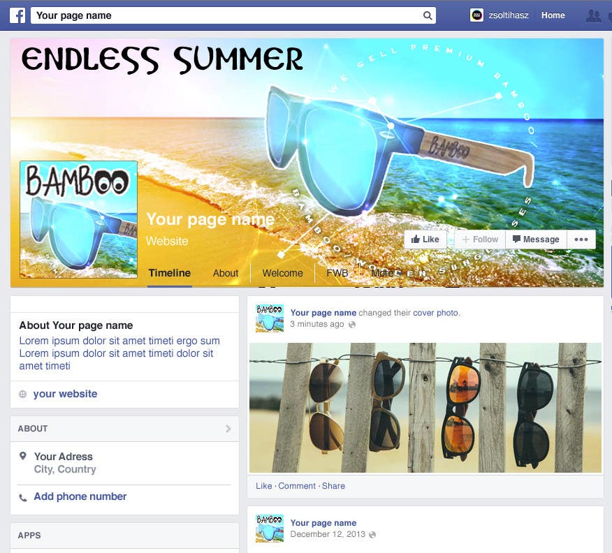 Contest Entry #29 for                                                 Design a Facebook landing page
                                            