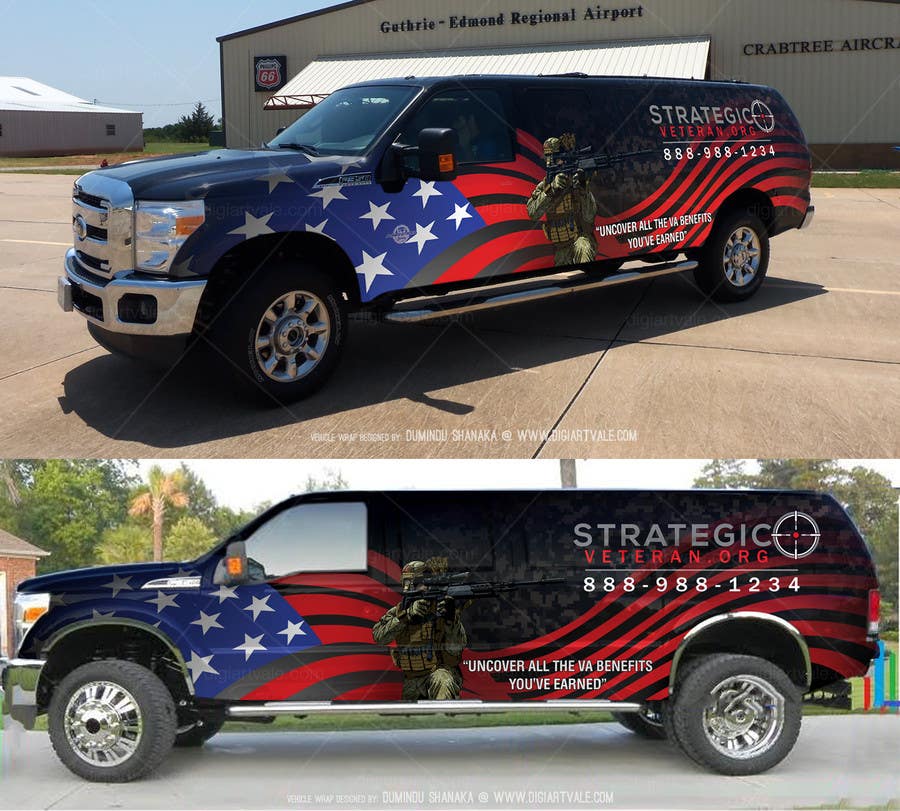 Contest Entry #222 for                                                 Vehicle wrap design - military
                                            