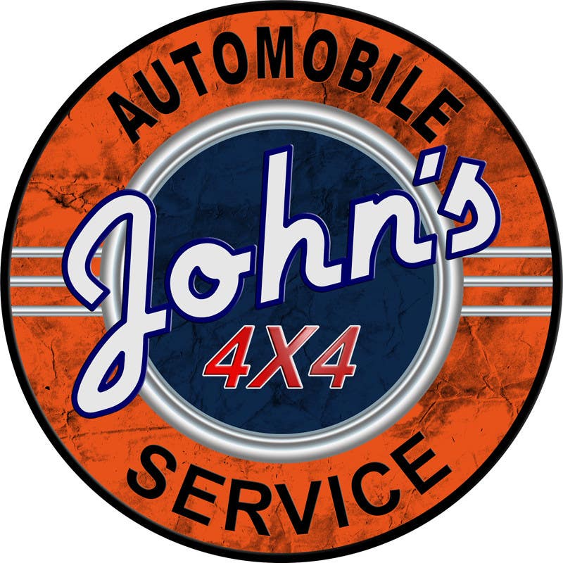 Bài tham dự cuộc thi #112 cho                                                 Logo Design for John's 4x4 Auto Center
                                            
