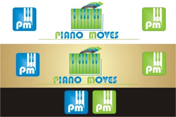 Wasilisho la Shindano #20 la                                                 Logo Design for Piano Moves
                                            