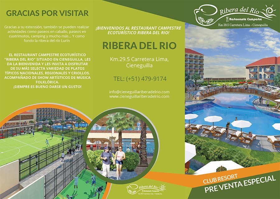 Intrarea #58 pentru concursul „                                                Diseño Brochure Resort
                                            ”