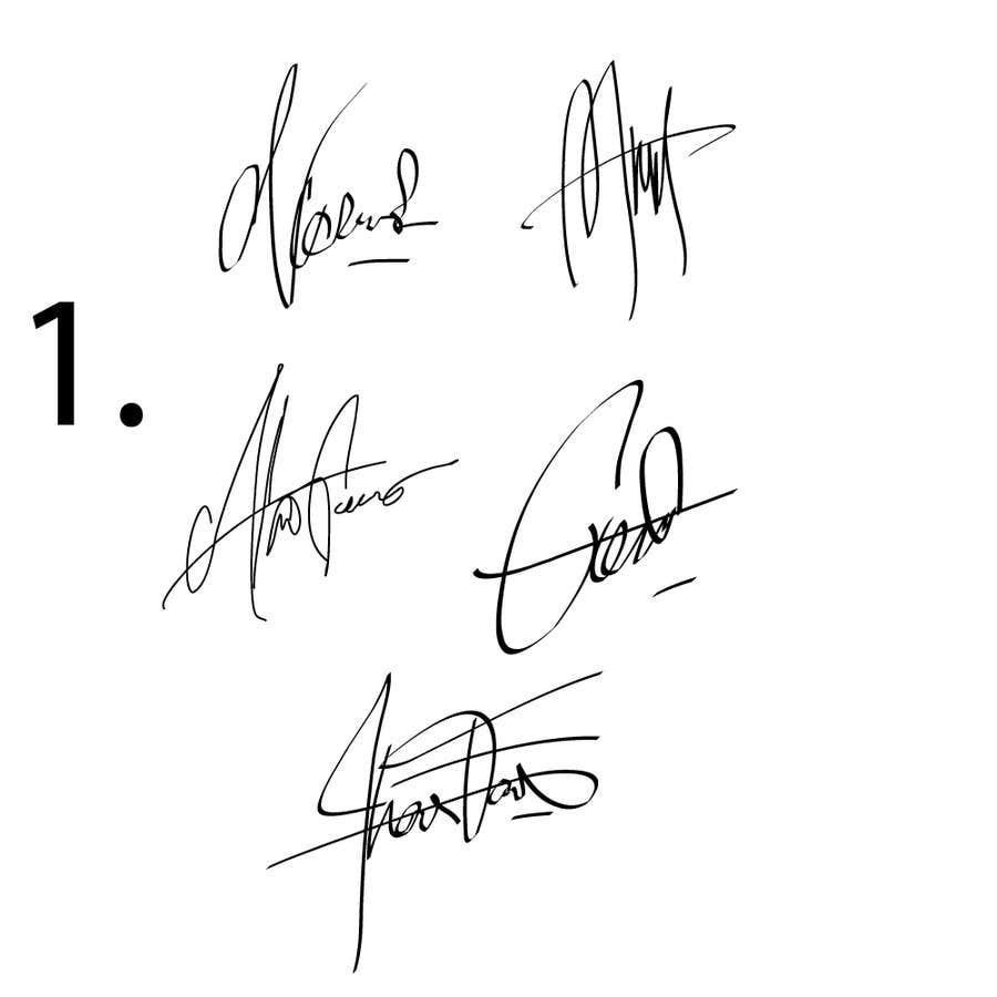 Intrarea #24 pentru concursul „                                                Create a Personal Hand Drawn Signature
                                            ”