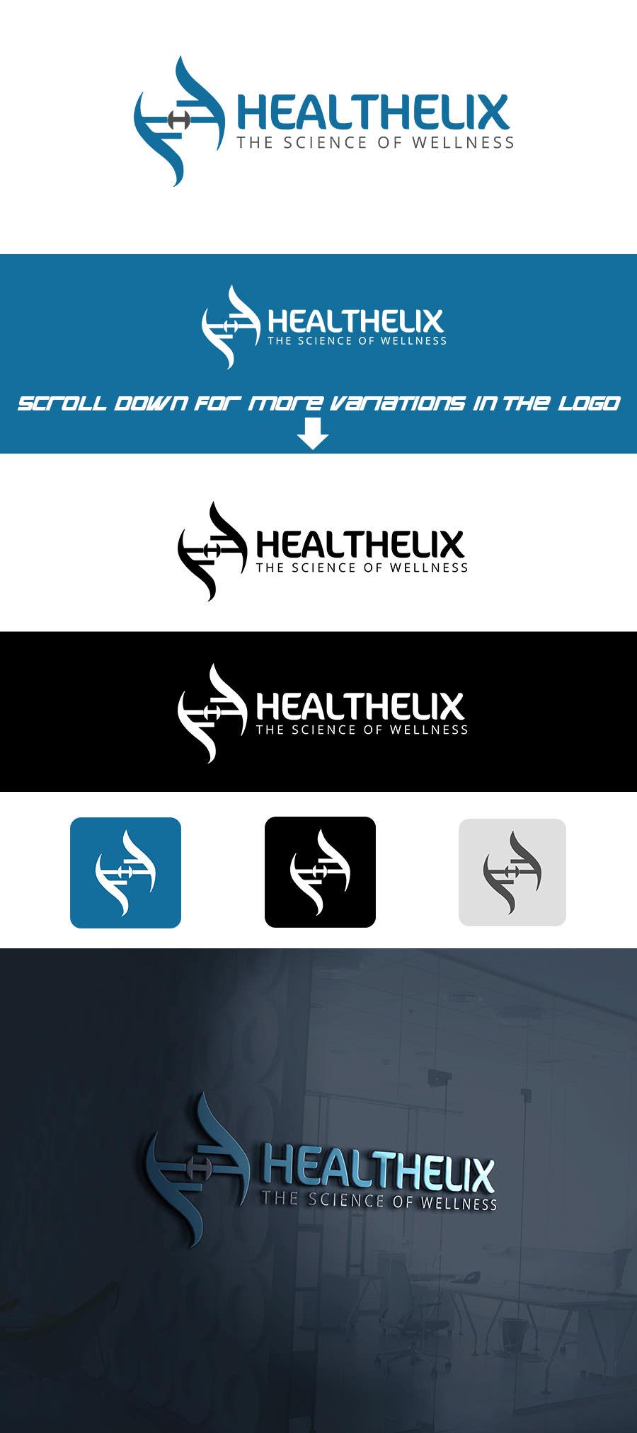 Participación en el concurso Nro.592 para                                                 healthelix logo design contest
                                            