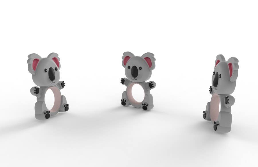 Penyertaan Peraduan #17 untuk                                                 Do some 3D Modelling - Koala Baby Teether
                                            