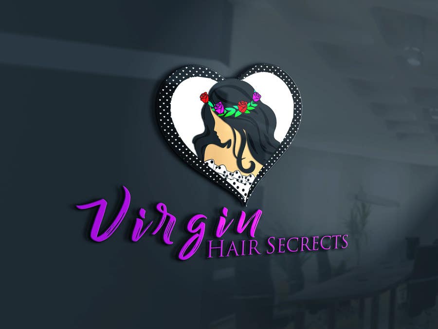 Participación en el concurso Nro.54 para                                                 Design a Logo virgin hair secrets illustration or art stock
                                            