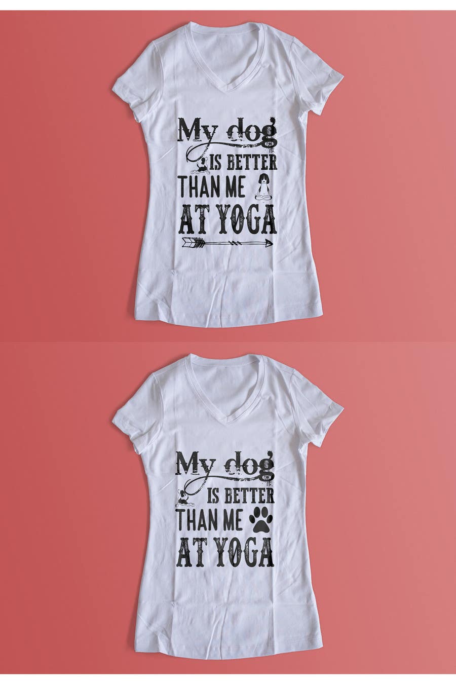 Příspěvek č. 50 do soutěže                                                 women and dog T-shirt contest for Vintage and Americana/Classic themed design
                                            