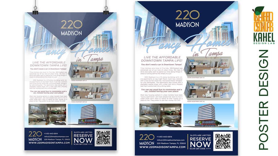 Конкурсна заявка №72 для                                                 Create Marketing Flyer to for Future Apartment Complex
                                            