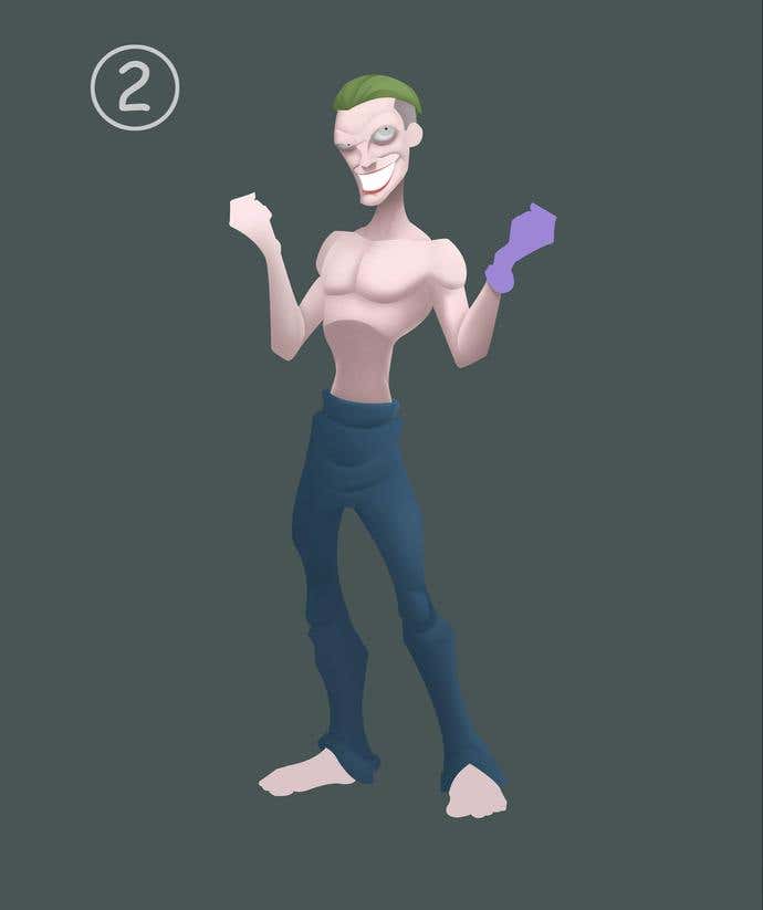How To Draw A Cartoon Character Using Adobe Photoshop CS6: Joker Cartoon - Image 1