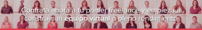 Equipo virtual freelance contrata profesionales