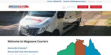 Website for Megasave Courier Company