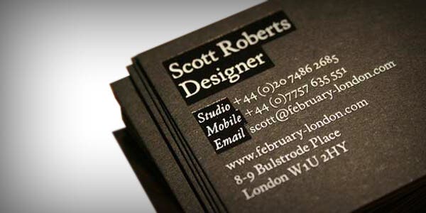 Classic design for modern business card